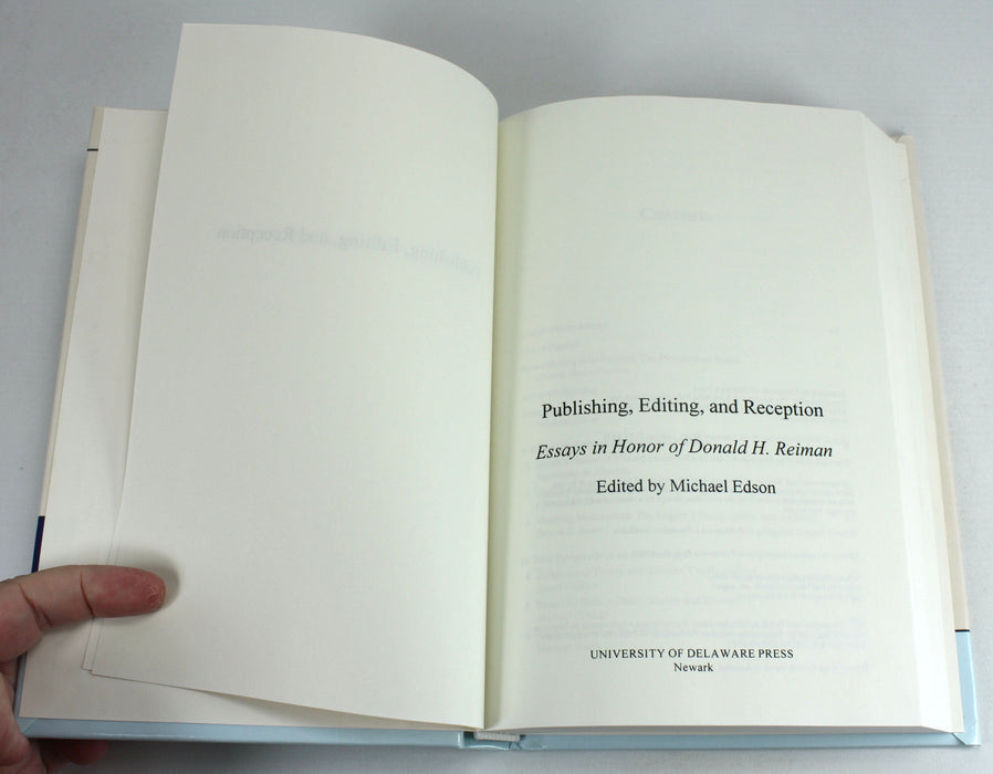 Publishing, Editing and Reception, Michael Edson, University of Delaware, 2015