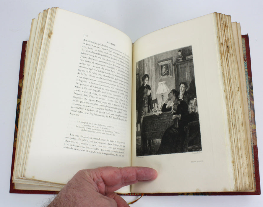 Raphael, Pages de la Vingtiéme Année, Alphonse de Lamartine, Limited edition