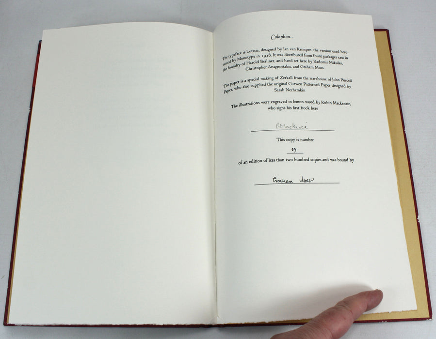 Robert Louis Stevenson - The Long Journey, Incline Press. Signed, limited edition. Private Press.