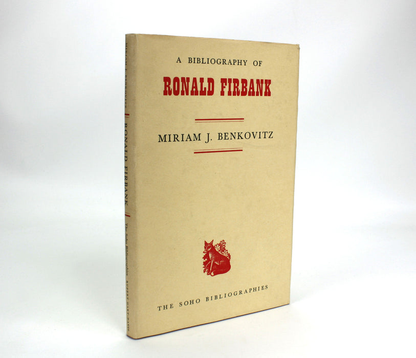A Bibliography of Ronald Firbank, Miriam J. Benkovitz