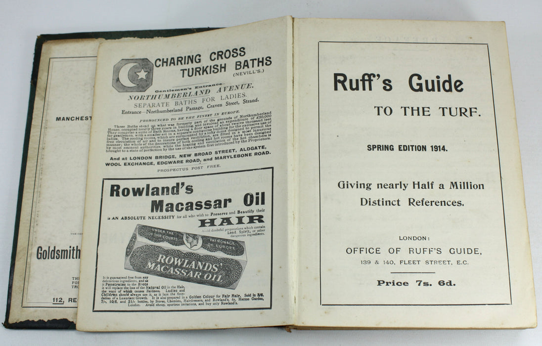 Horse Racing; Ruff's Guide to the Turf, Spring Edition, 1914