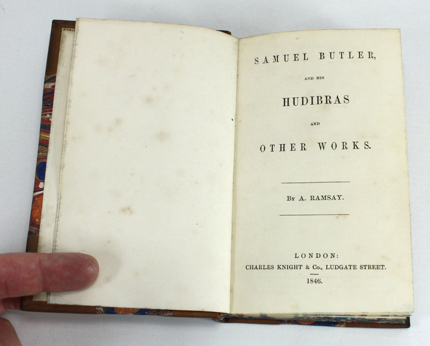 Samuel Butler, and His Hudibras, A. Ramsay, 1846