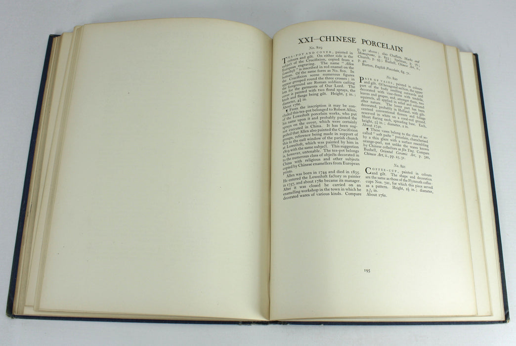Catalogue of the Schreiber Collection, Volume 1: Porcelain, Bernhard Rackham 1928