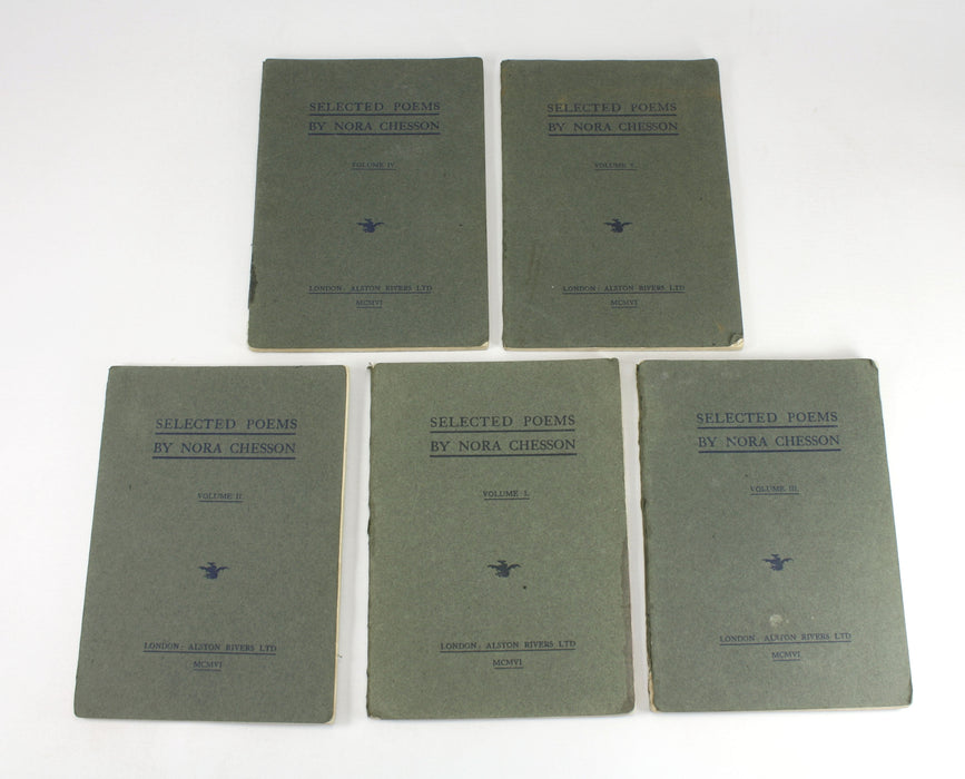 Selected Poems by Nora Chesson, 5 Volume set, 1906