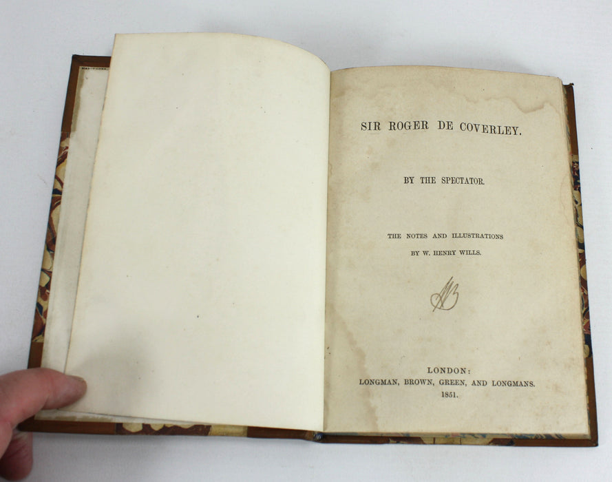 Sir Roger De Coverley by The Spectator, 1851