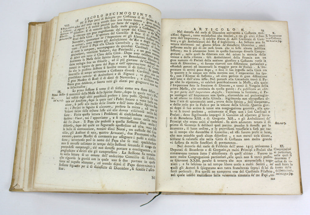 Storia Ecclesiastica, Bonaventura Racine, Dell' Abate Claudio Fleury, 1782