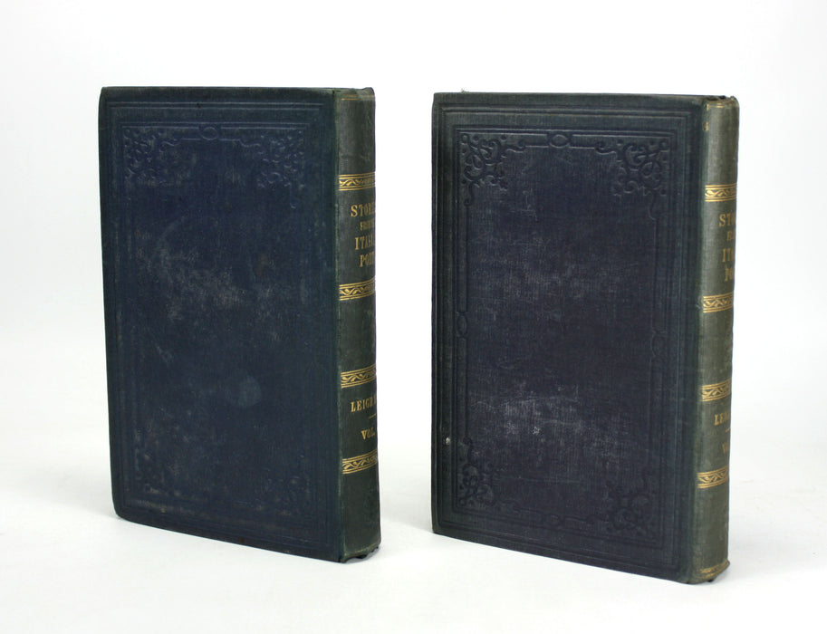 Stories from the Italian Poets, 2 Vols, by Leigh Hunt 1846