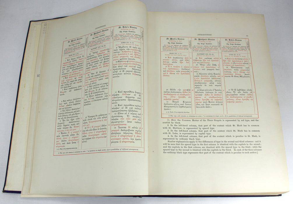 Synopticon, An Exposition of the Common Matter of the Synoptic Gospels, W.G. Rushbrooke, 1880