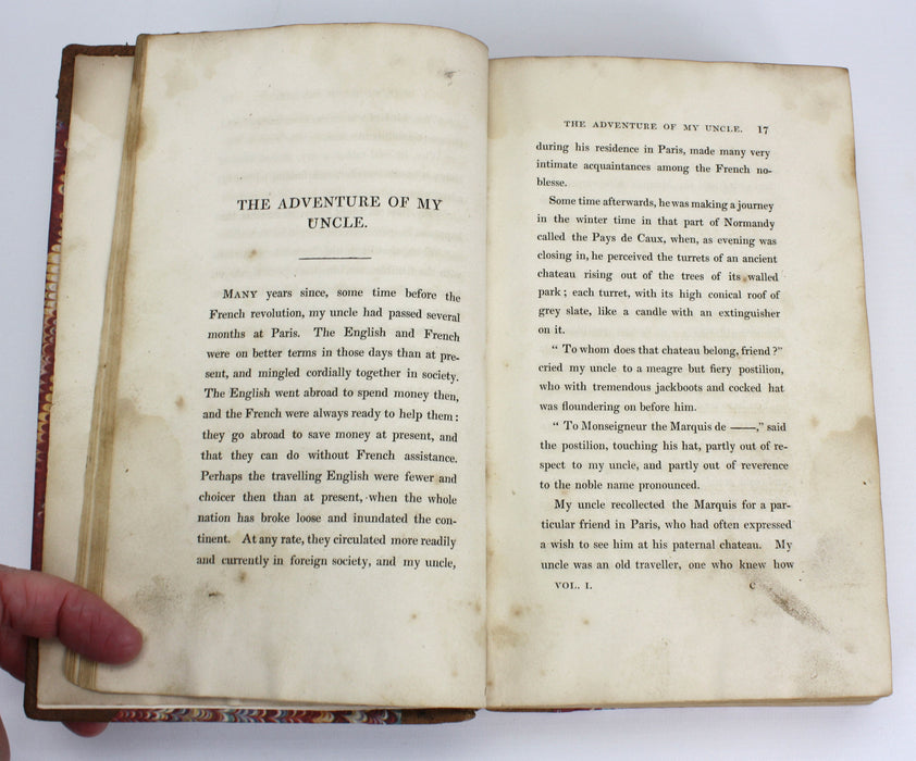 Tales of a Traveller, Geoffrey Crayon, Washington Irving, 1824