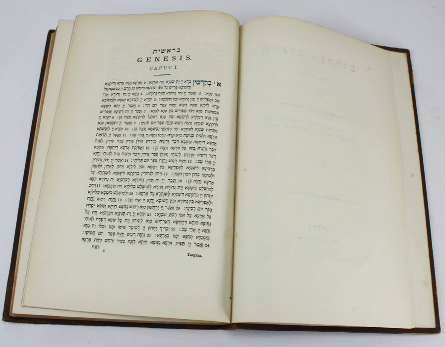 Targum Onkelos. Herausgegeben und Erläutert, Dr. A. Berliner, 1884