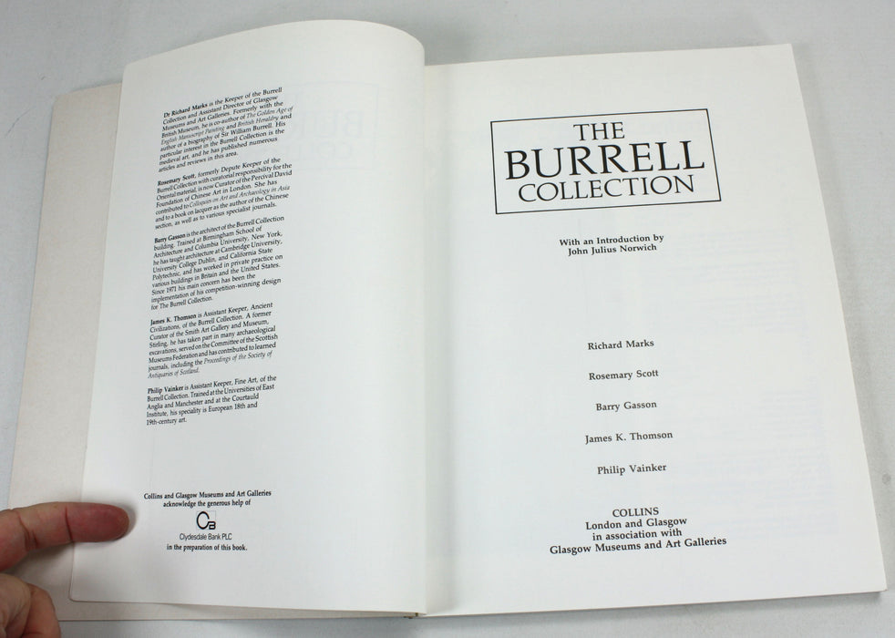 The Burrell Collection, John Julius Norwich, 1988