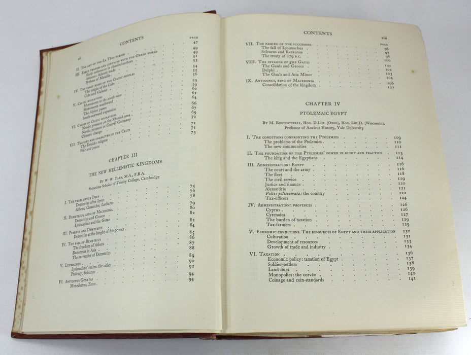 The Cambridge Ancient History Volume VII The Hellenistic Monarchies and the Rise of Rome, 1928