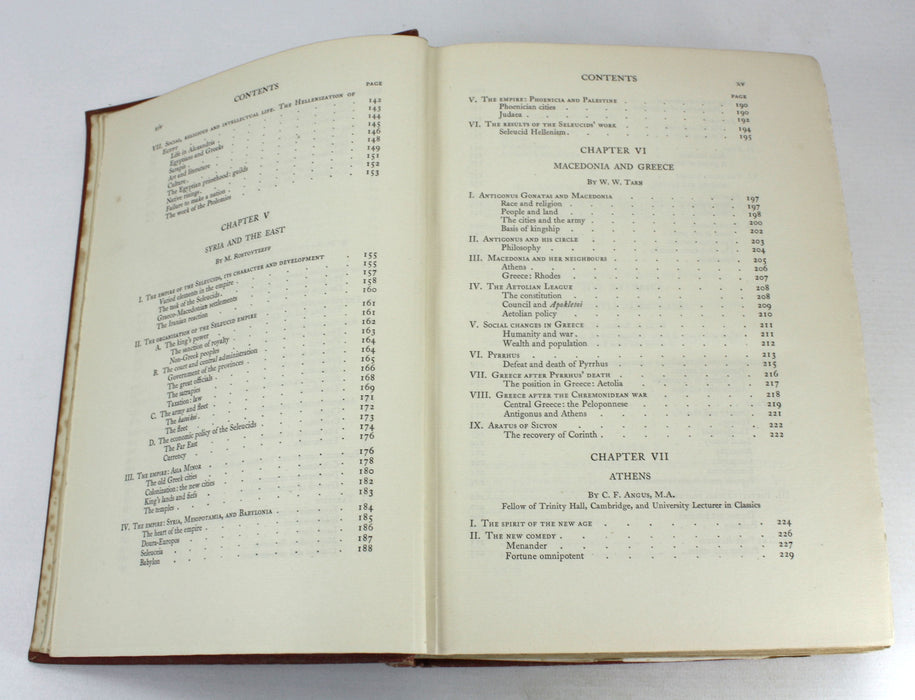 The Cambridge Ancient History Volume VII The Hellenistic Monarchies and the Rise of Rome, 1928