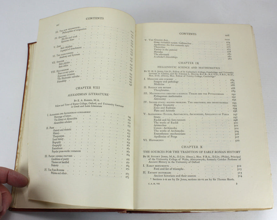 The Cambridge Ancient History Volume VII The Hellenistic Monarchies and the Rise of Rome, 1928