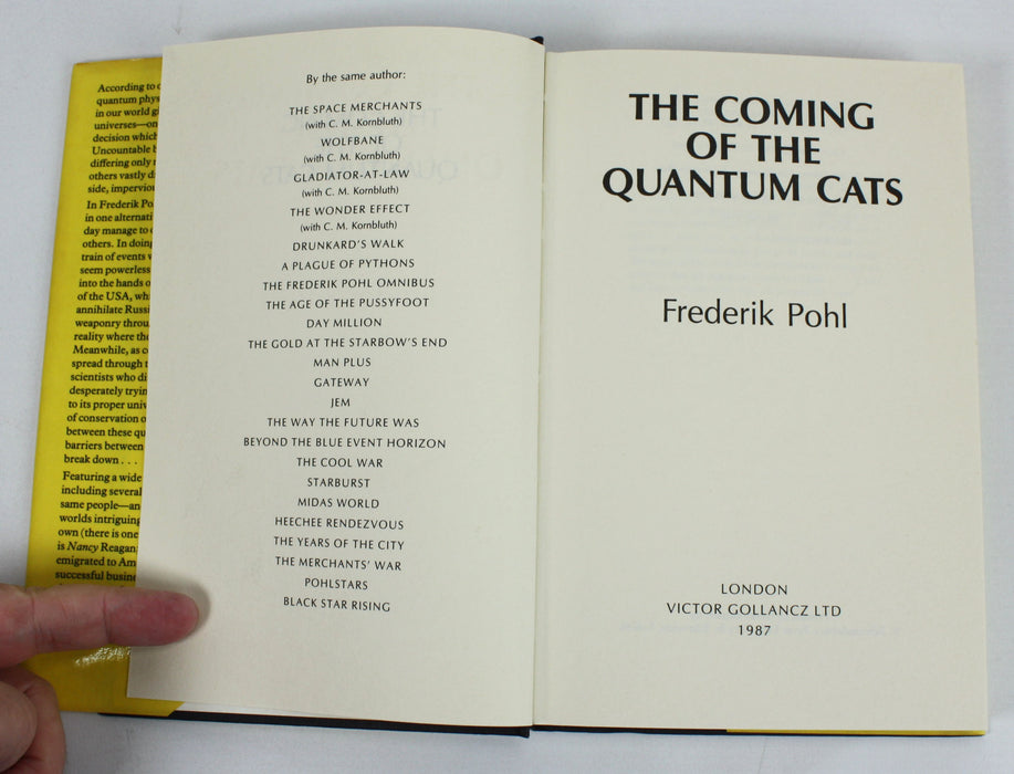 The Coming of the Quantum Cats by Frederik Pohl, 1987