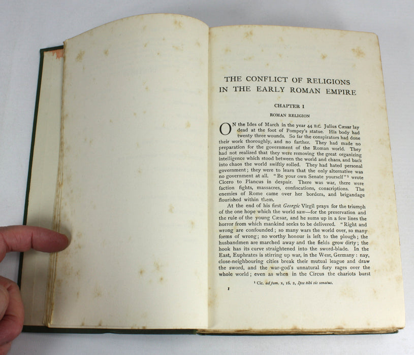 The Conflict of Religions in the Early Roman Empire, T.R. Glover, 1932