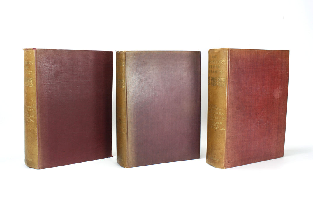 Theology Bundle: The Expositor's Greek Testament book collection, 1900-1910.