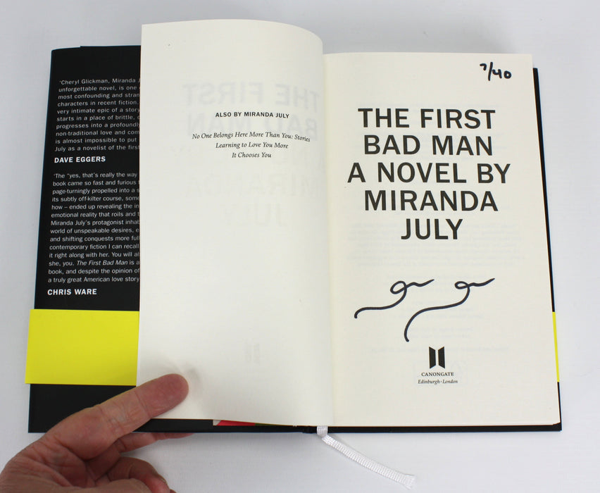 The First Bad Man, Miranda July, Unique 1st Edition boxed set