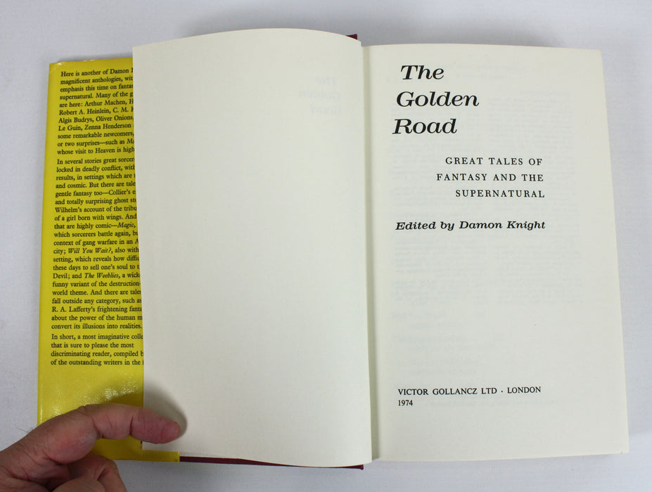 The Golden Road edited by Damon Knight, 1974