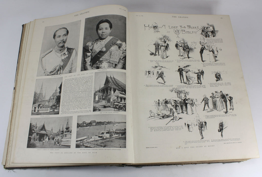 The Graphic; An Illustrated Weekly Newspaper; Volume 56, July - December 1897. King Rama V of Siam.