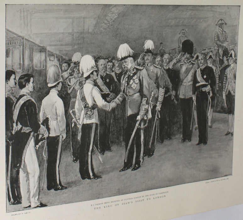 The Graphic; An Illustrated Weekly Newspaper; Volume 56, July - December 1897. King Rama V of Siam.