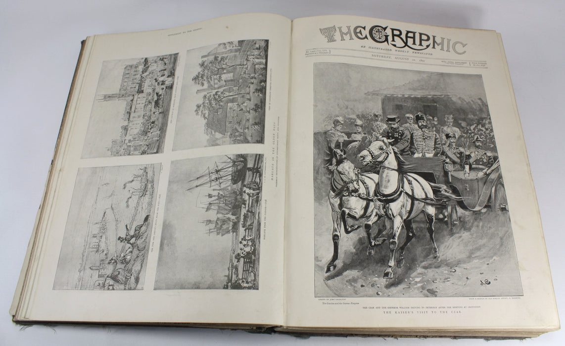 The Graphic; An Illustrated Weekly Newspaper; Volume 56, July - December 1897. King Rama V of Siam.