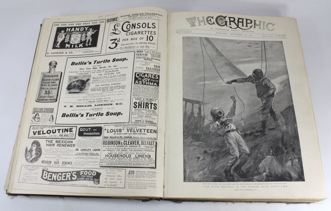 The Graphic; An Illustrated Weekly Newspaper; Volume 56, July - December 1897. King Rama V of Siam.