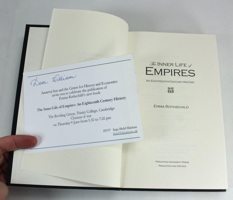 The Inner Life of Empires; An Eighteenth-Century History, by Emma Rothschild
