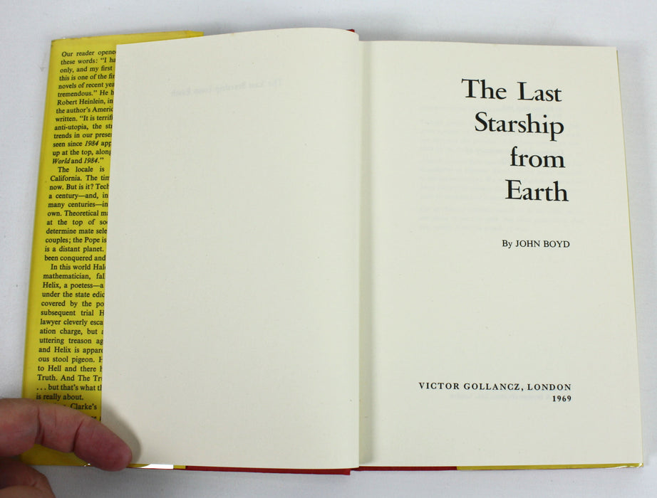 The Last Starship from Earth by John Boyd, 1969