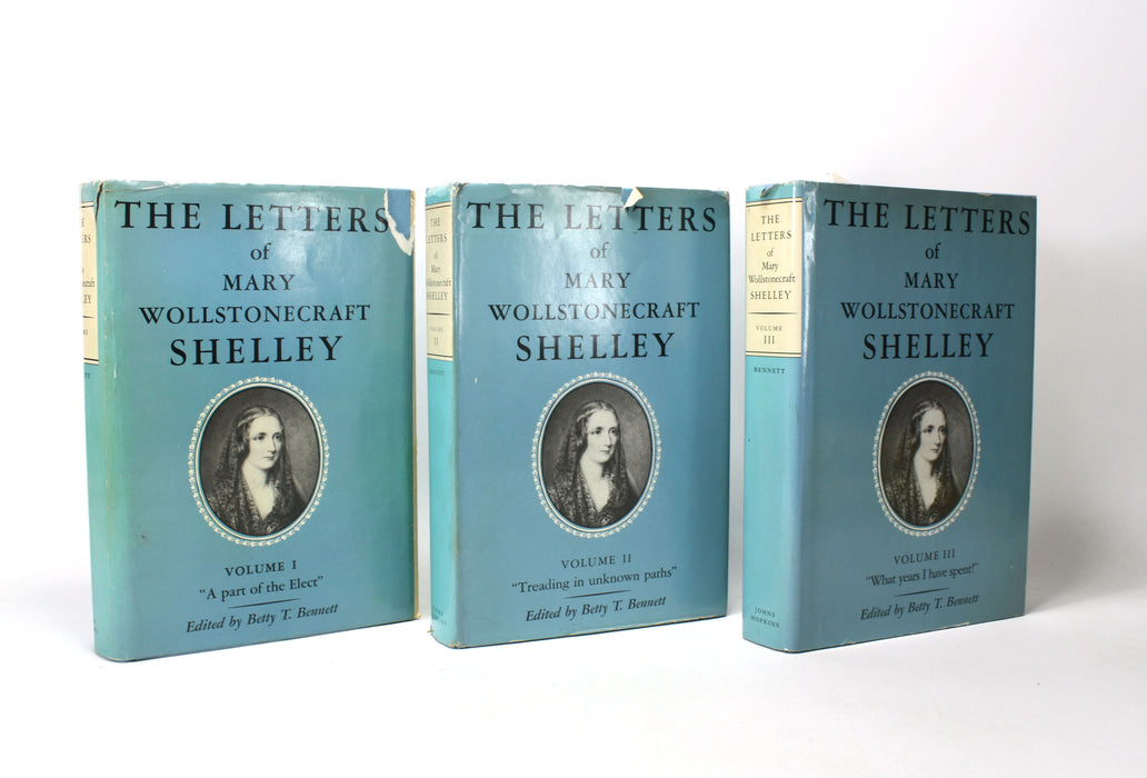 The Letters of Mary Wollstonecraft Shelley, 3 Vols, Betty T. Bennett, 1980