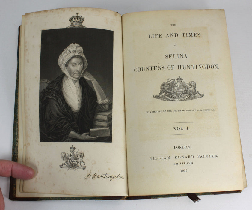 The Life and Times of Selina Countess of Huntingdon, Vol. I, 1939