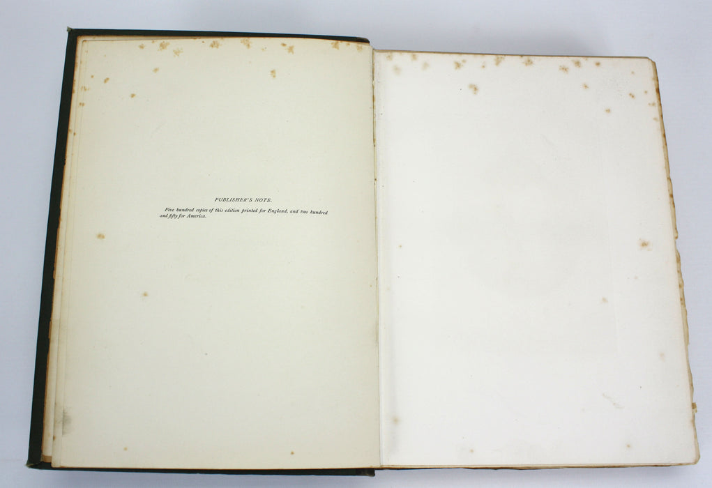 The Life of Benvenuto Cellini, John Addington Symonds, 1888 limited edition.
