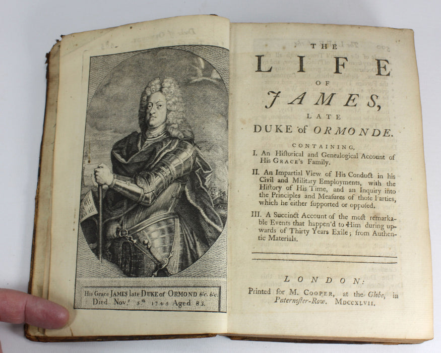 The Life of James, Late Duke of Ormonde, 1747