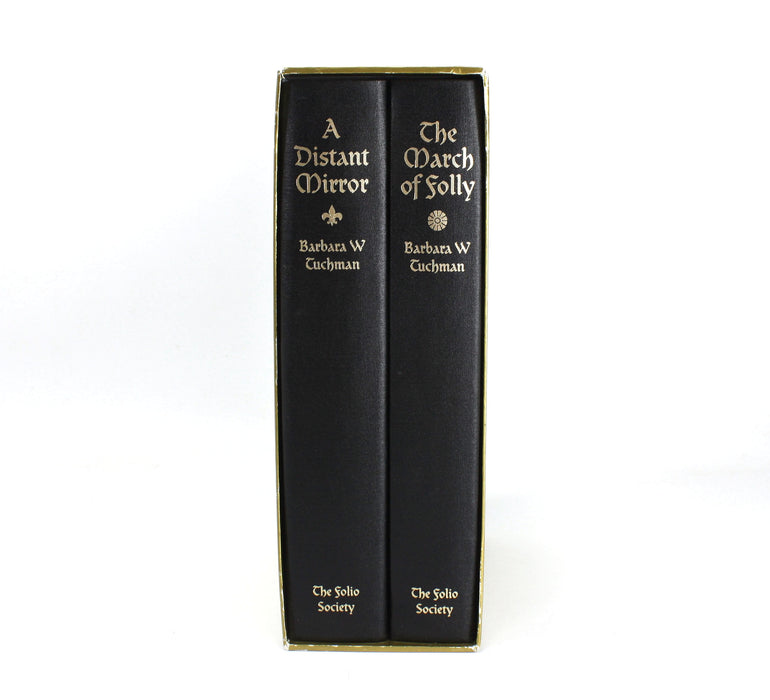 The Mirror of the Past, 2 Volume boxed set by Barbara W Tuchman, Folio Society edition