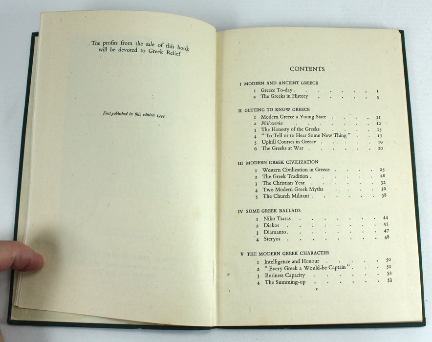 The Modern Greeks by A.R. Burn, 1944
