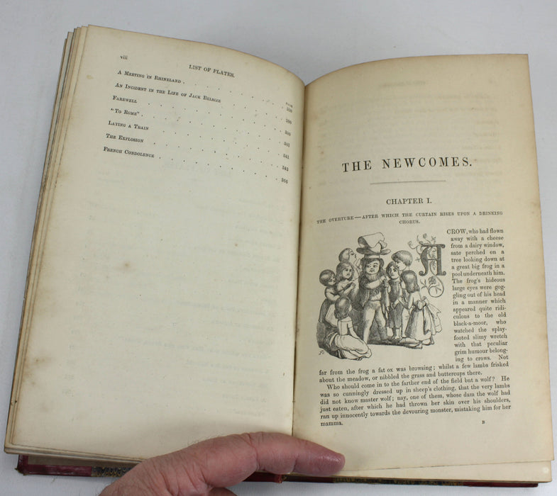 The Newcombes, A. Pendennis (William Makepeace Thackeray), 1854 & 1855, 2 Volume Set