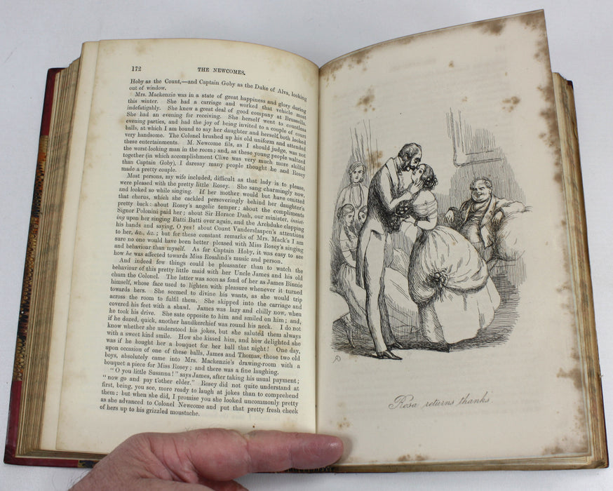 The Newcombes, A. Pendennis (William Makepeace Thackeray), 1854 & 1855, 2 Volume Set