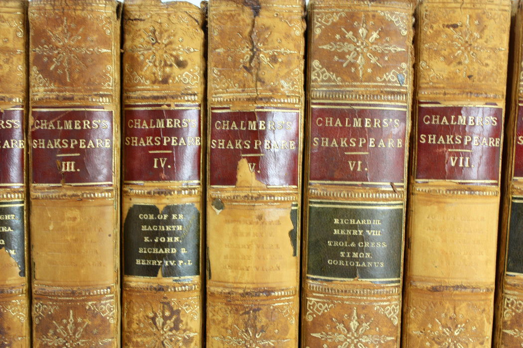 The Plays of William Shakspeare, Alexander Chalmers, 8 Volumes, 1856