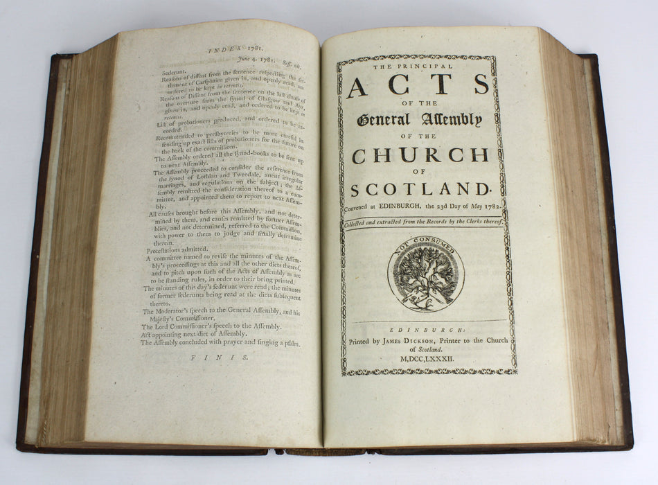 The Principal Acts of the General Assembly of the Church of Scotland, 1750-1792. 2 Vols.