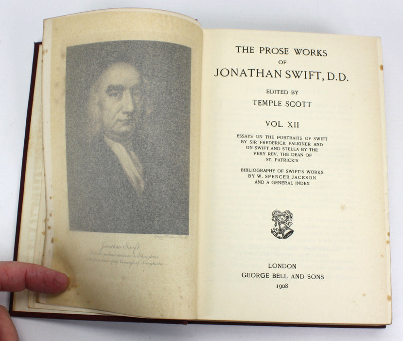 The Prose Works of Jonathan Swift, W. Spencer Jackson, Temple Scott, Vol. XII, 1908