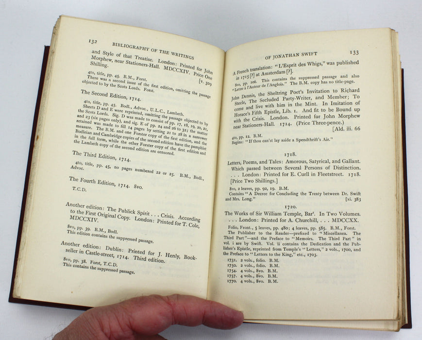 The Prose Works of Jonathan Swift, W. Spencer Jackson, Temple Scott, Vol. XII, 1908