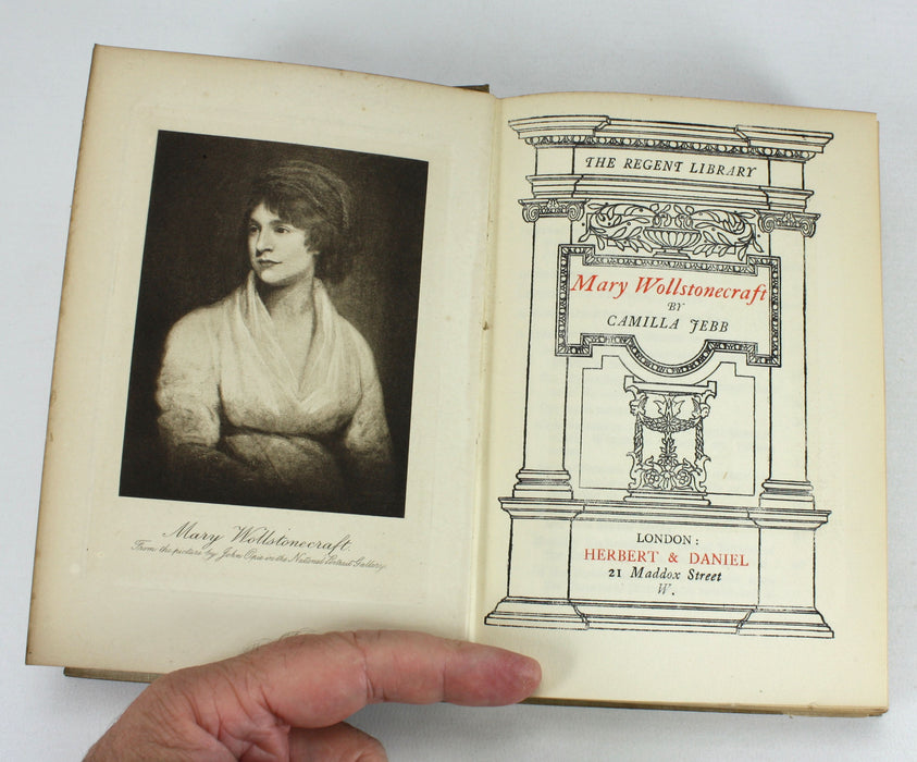 The Regent Library; Mary Wollstonecraft, by Camilla Jebb