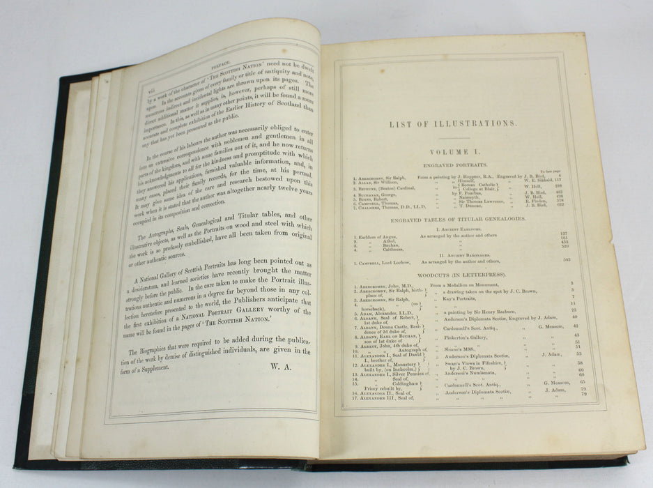 The Scottish Nation, William Anderson, 3 Volumes, Fullarton 1863