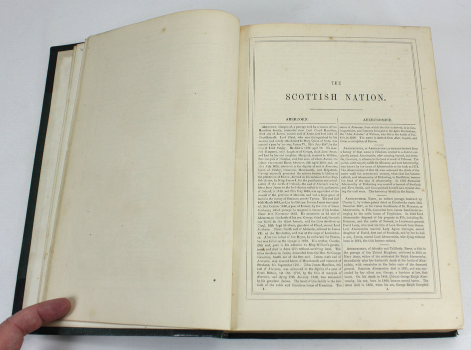 The Scottish Nation, William Anderson, 3 Volumes, Fullarton 1863