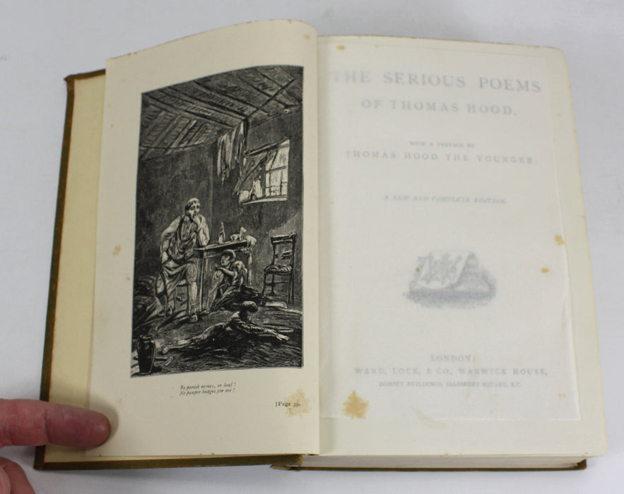 The Serious Poems of Thomas Hood, Ward, Lock, 1876