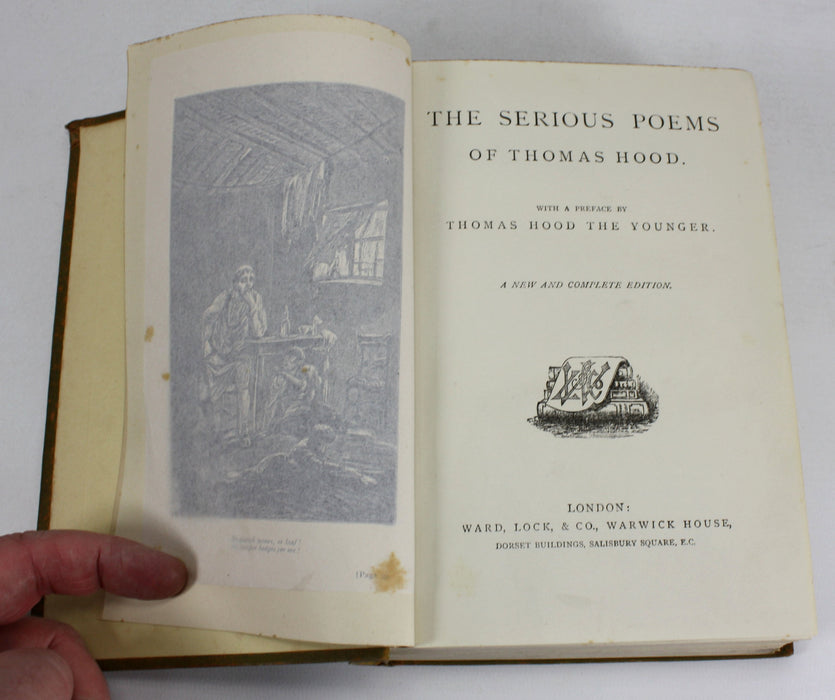 The Serious Poems of Thomas Hood, Ward, Lock, 1876