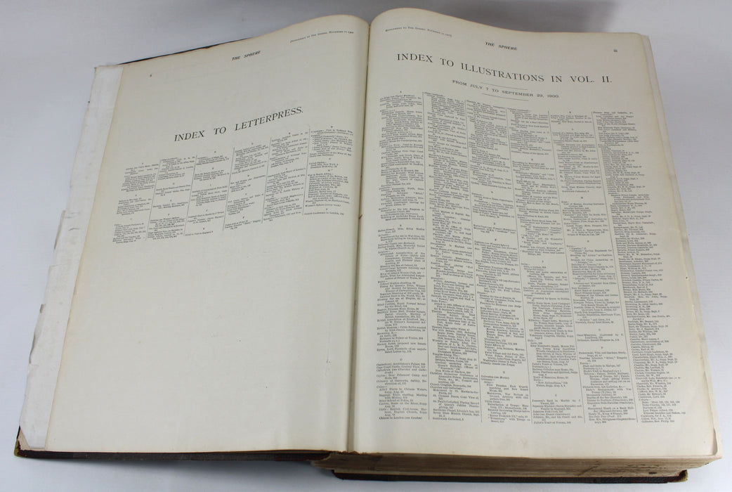 The Sphere; An Illustrated Newspaper for the Home, Vols. 2 and 3, July 7-Dec 29, 1900