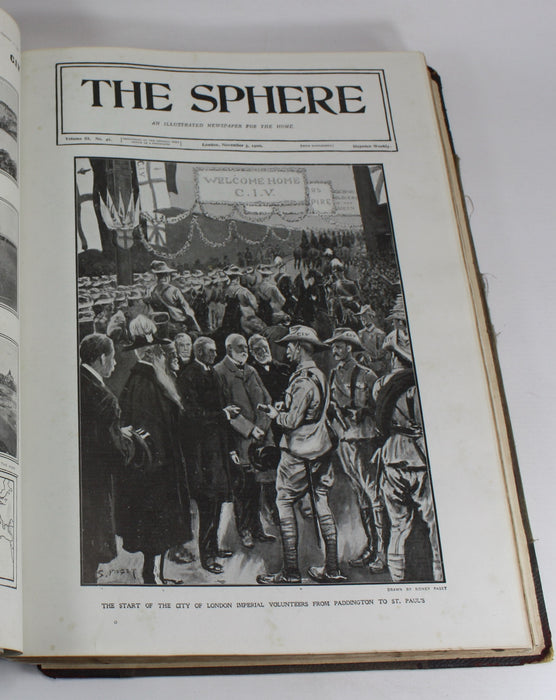 The Sphere; An Illustrated Newspaper for the Home, Vols. 2 and 3, July 7-Dec 29, 1900