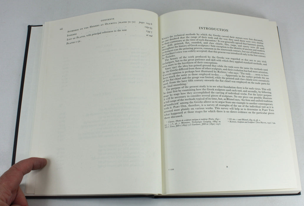 The Technique of Greek Sculpture in the Archaic and Classical Periods, Sheila Adam, 1966