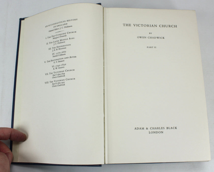 The Victorian Church, 2 Volume Set, by Owen Chadwick, 1966